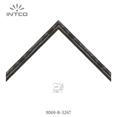 9069-B-326T — 2.5cm Natur PS Bilderrahmenleiste
