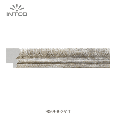 9069-B-261T — 2.5cm Natur PS Bilderrahmenleiste