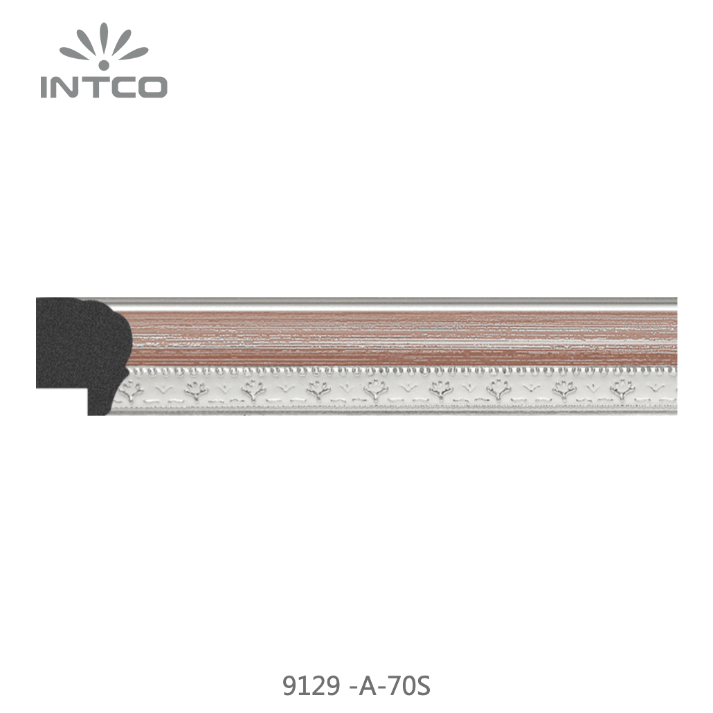 9129 -A-70S — 2.54cm Mehrfarbig PS Bilderrahmenleiste