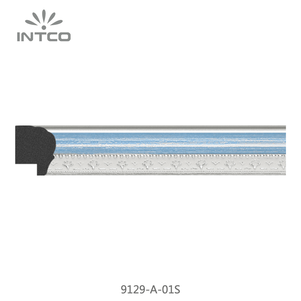 9129-A-01S — 2.54cm Mehrfarbig PS Bilderrahmenleiste