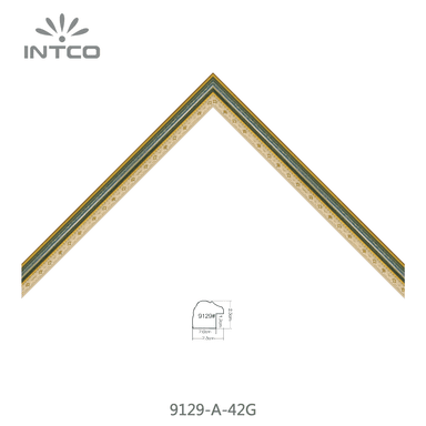 9129-A-42G — 2.54cm PS Moldura para Quadro