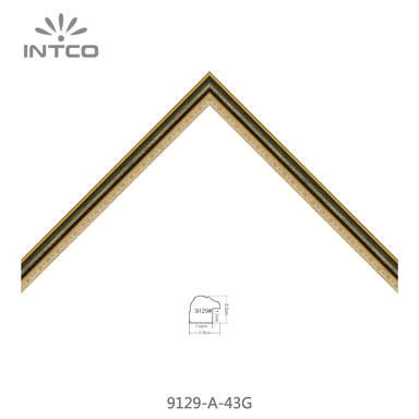 9129-A-43G — 2.54cm PS Moldura para Quadro