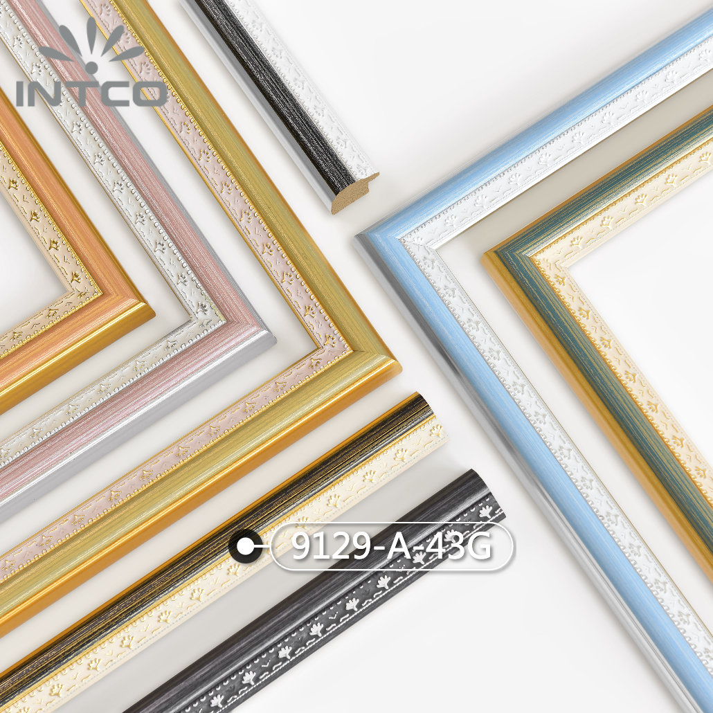 9129-A-43G — 2.54cm PS Moldura para Quadro