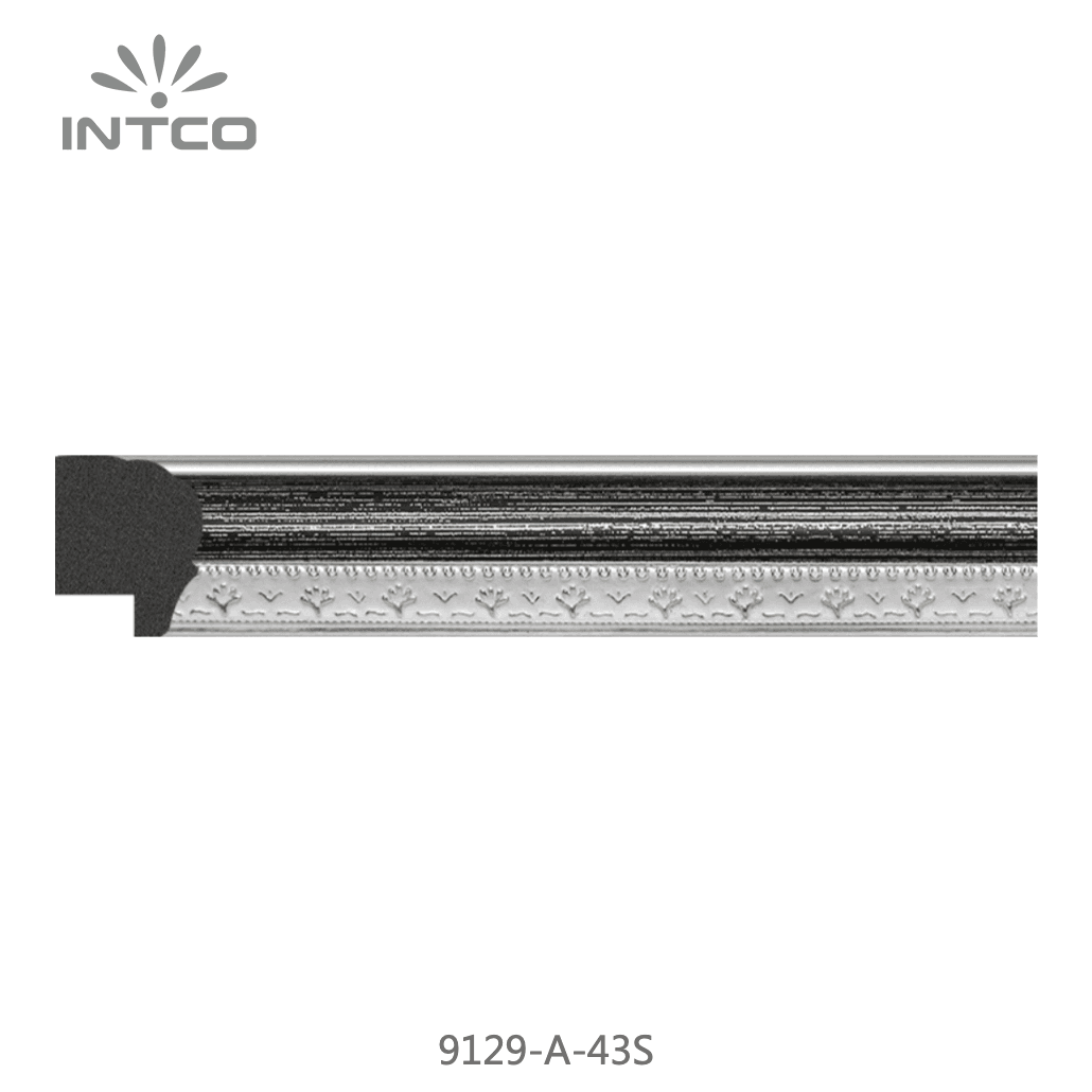 9129-A-43S — 2.54cm Prateado PS Moldura para Quadro