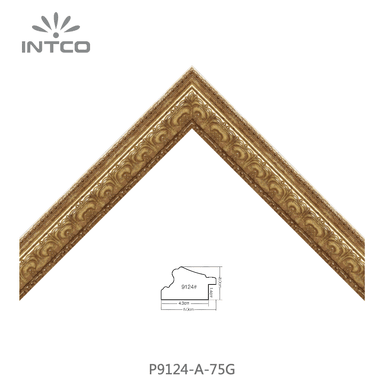 P9124-A-75G — 5cm Doré PS Baguette d'Encadrement