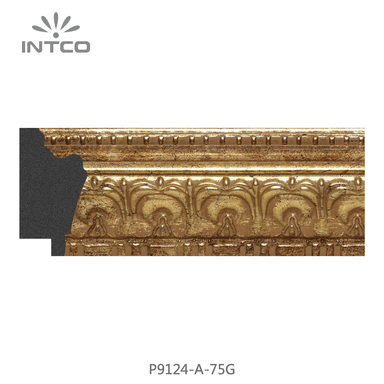 P9124-A-75G — 5cm Doré PS Baguette d'Encadrement