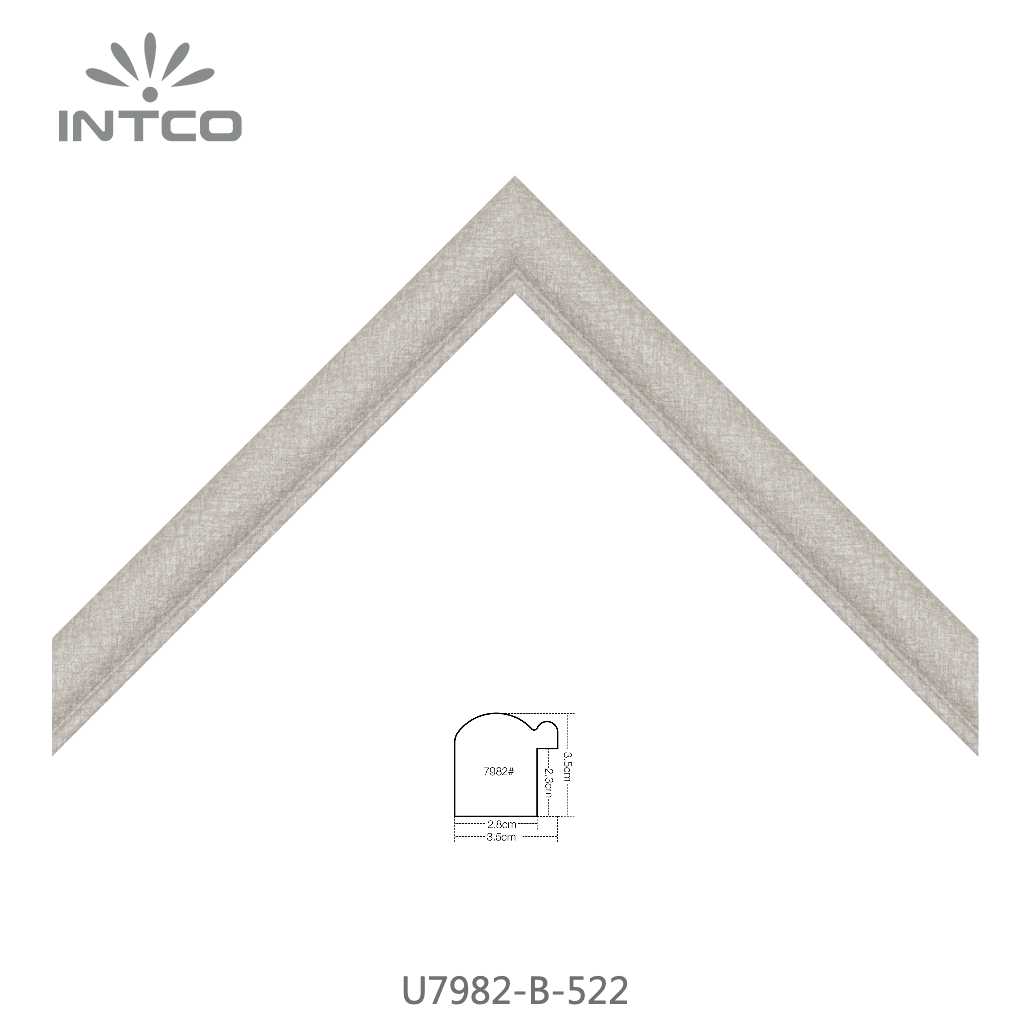 U7982-B-522 — 3.5cm PS Baguette d'Encadrement