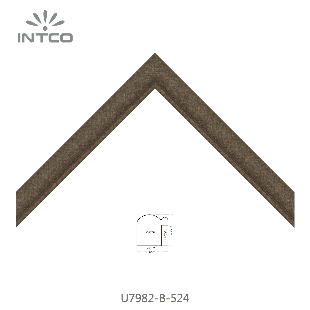 U7982-B-524 — 3.5cm PS Moldura para Marco de Fotos