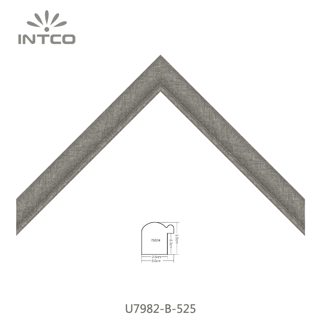 U7982-B-525 — 3.5cm PS Moldura para Marco de Fotos