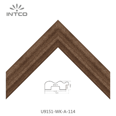 U9151-WK-A-114 — 7.2cm Natural PS Picture Frame Moulding