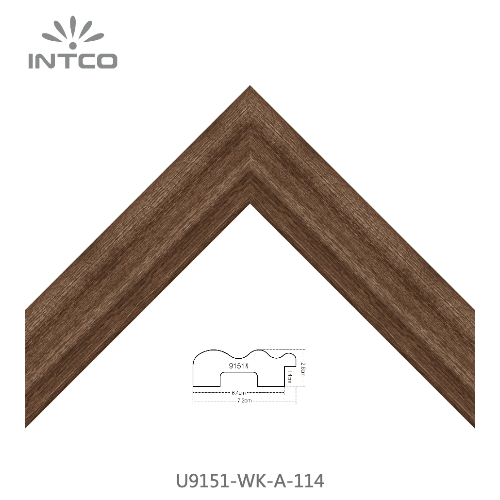 U9151-WK-A-114 — 7.2cm Natural PS Picture Frame Moulding