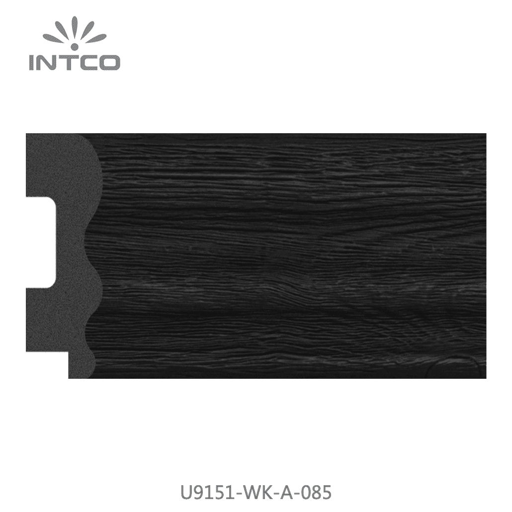 U9151-WK-A-085 — 7.2cm Preto PS Moldura para Quadro