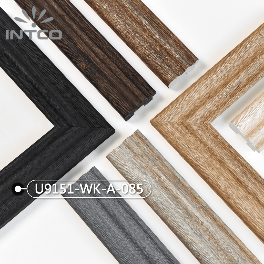U9151-WK-A-085 — 7.2cm Preto PS Moldura para Quadro