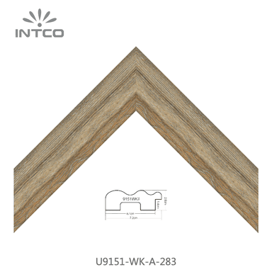 U9151-WK-A-283 — 7.2cm Natural PS Picture Frame Moulding