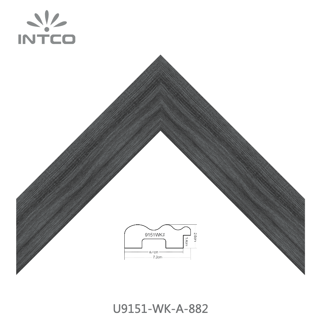 U9151-WK-A-882 — 7.2cm Natur PS Bilderrahmenleiste