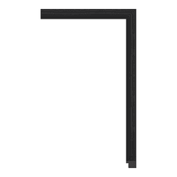 Ps Picture Frame Moulding,7828-311,2.51W BLACK Picture Frame Moulding