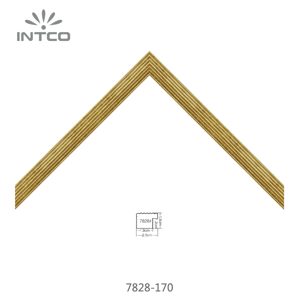 7828-170 — 2.51cm Doré PS Baguette d'Encadrement