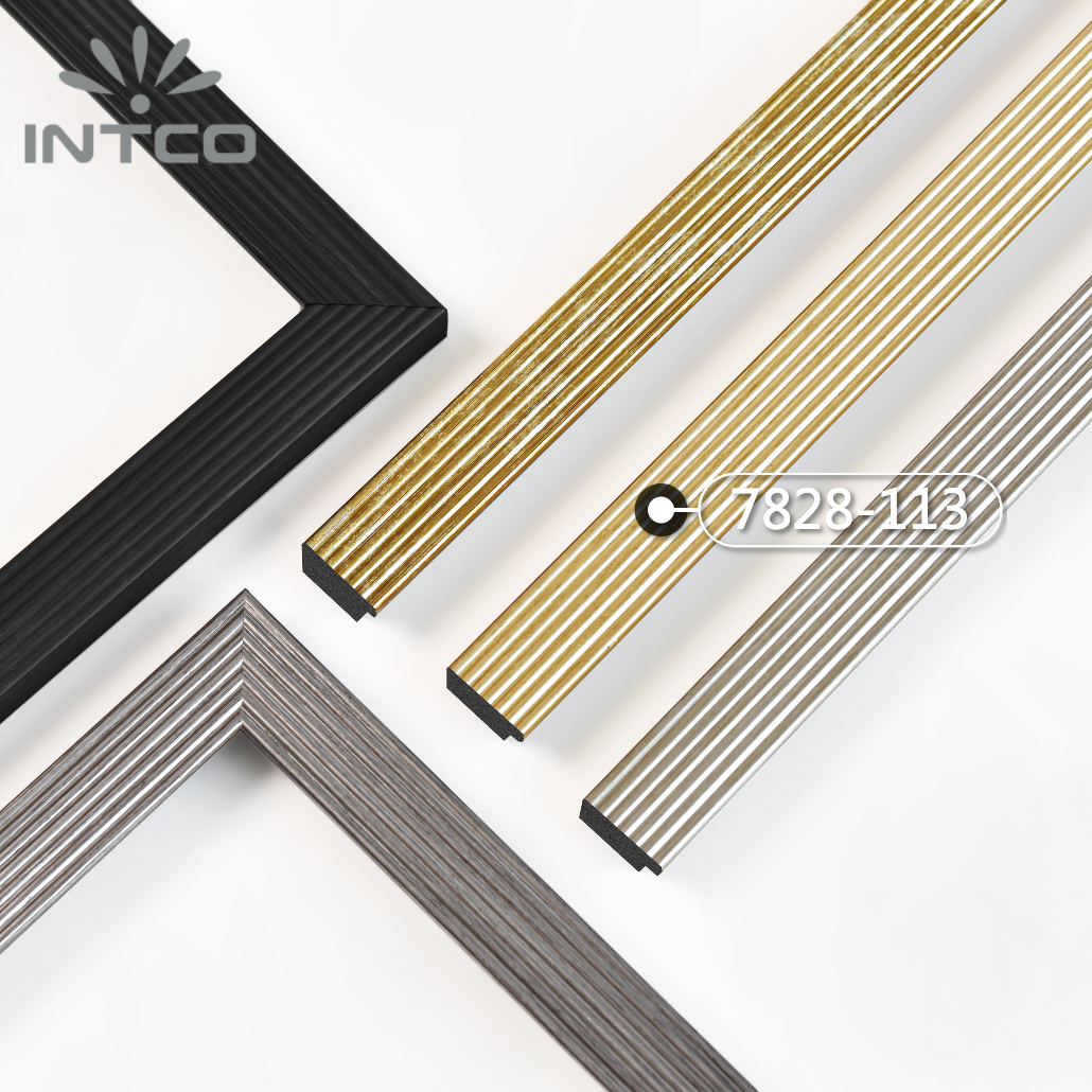 7828-113 — 2.51cm Dorado PS Moldura para Marco de Fotos