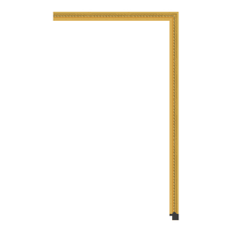 Ps Picture Frame Moulding,7629-A-264,1.65W GOLD Picture Frame Moulding