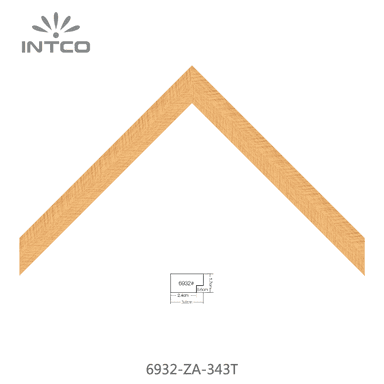 6932-ZA-343T — 3cm Natural PS Moldura para Quadro