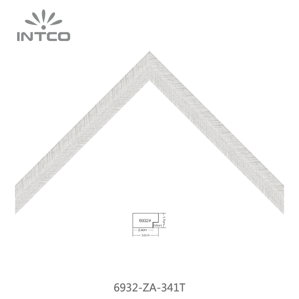 6932-ZA-341T — 3cm Natural PS Moldura para Quadro