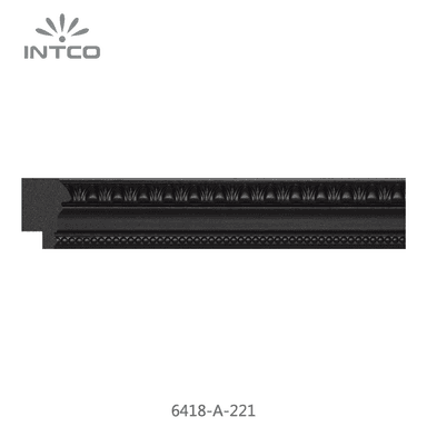 6418-A-221 — 2.46cm Preto PS Moldura para Quadro