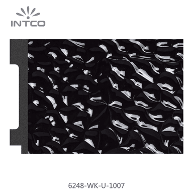 6248-WK-U-1007 — 8.89cm Schwarz PS Bilderrahmenleiste