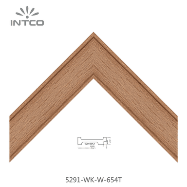 5291-WK-W-654T — 7.62cm Natur PS Bilderrahmenleiste