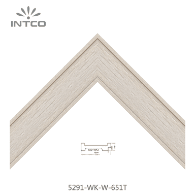 5291-WK-W-651T — 7.62cm Natural PS Picture Frame Moulding