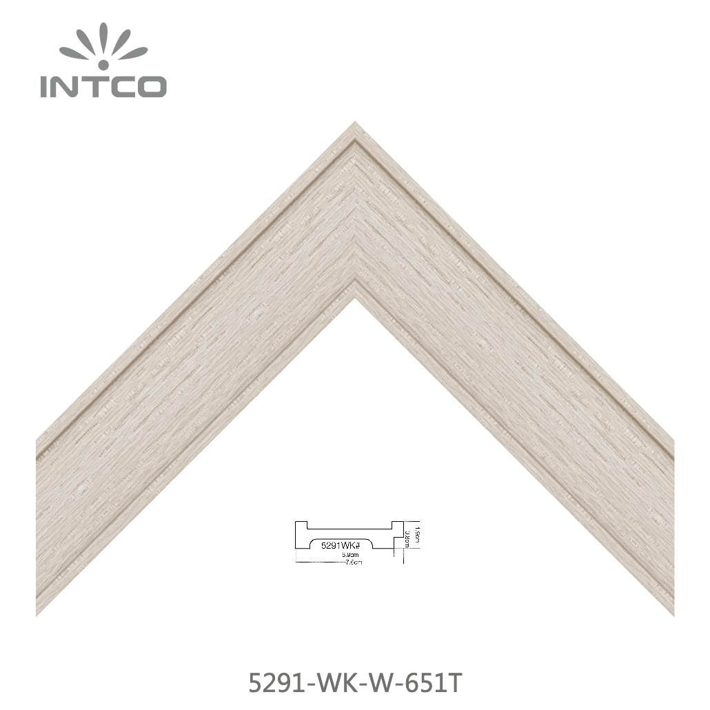 5291-WK-W-651T — 7.62cm Natural PS Picture Frame Moulding