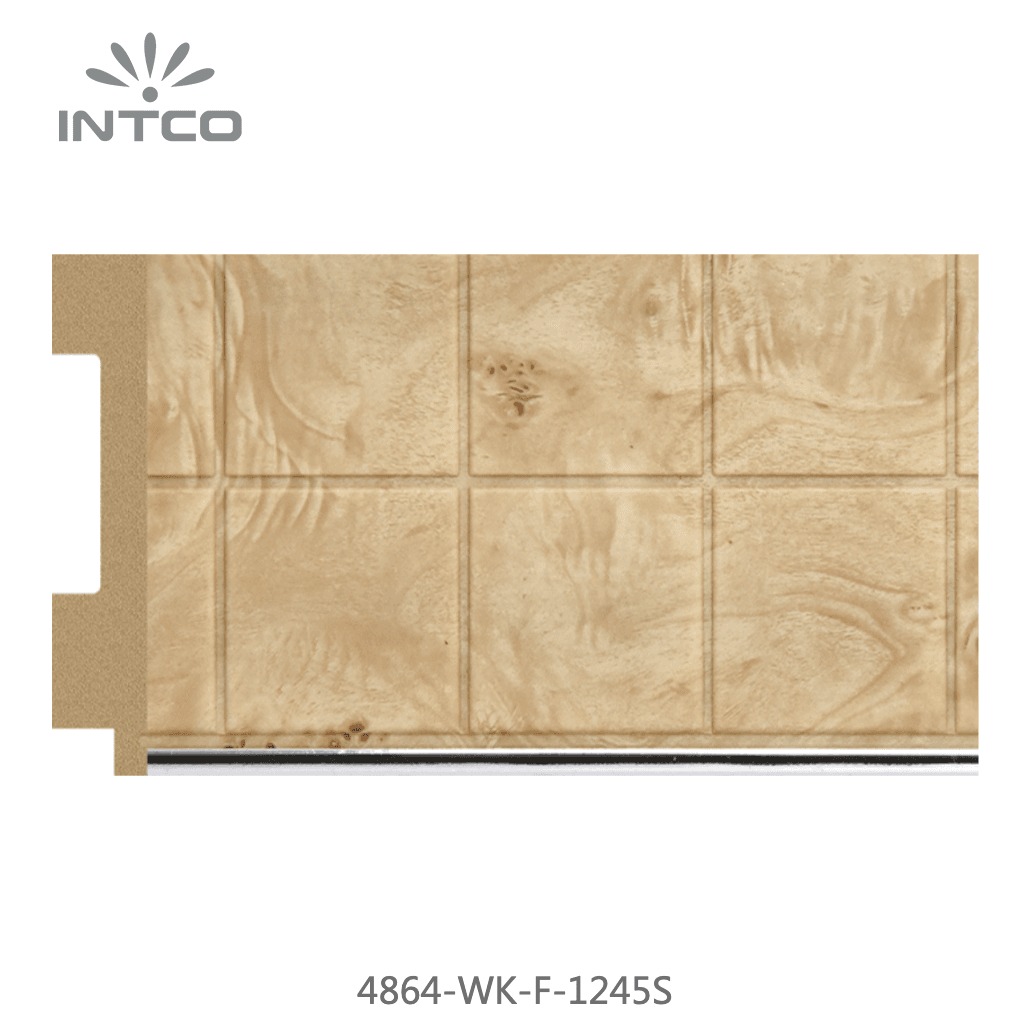4864-WK-F-1245S — 7.62cm Natural PS Picture Frame Moulding
