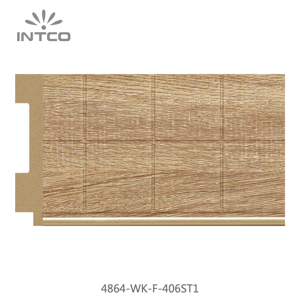 4864-WK-F-406ST1 — 7.62cm Natural PS Picture Frame Moulding