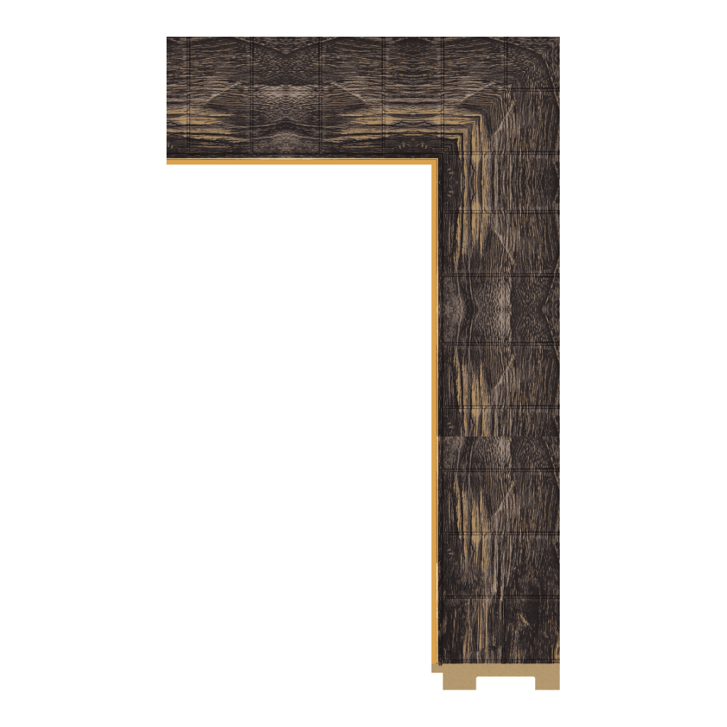 4864-WK-F-141GT — 7.62cm Natur PS Bilderrahmenleiste