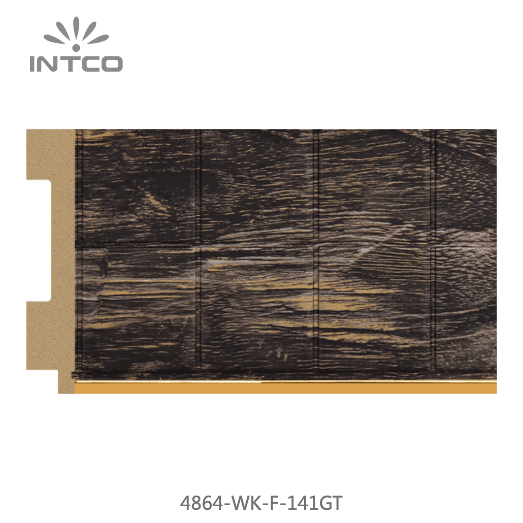 4864-WK-F-141GT — 7.62cm Natural PS Picture Frame Moulding
