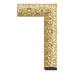 Ps Picture Frame Moulding,4327-L-921,7.6W GOLD Picture Frame Moulding