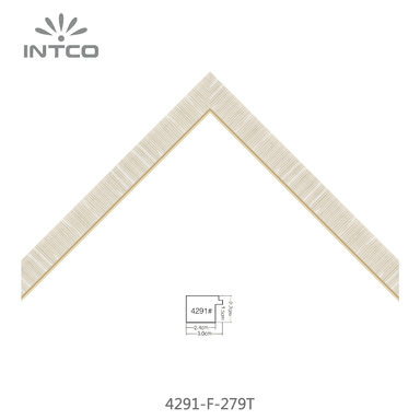4291-F-279T — 3.03cm Natural PS Picture Frame Moulding