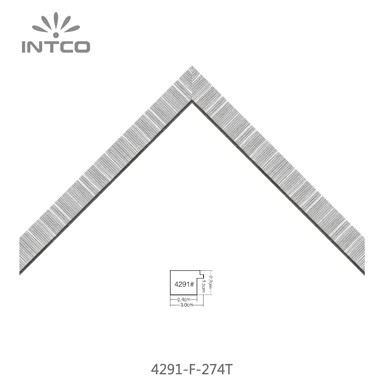 4291-F-274T — 3.03cm Natural PS Picture Frame Moulding