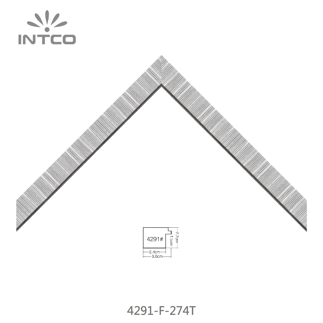4291-F-274T — 3.03cm Natural PS Picture Frame Moulding