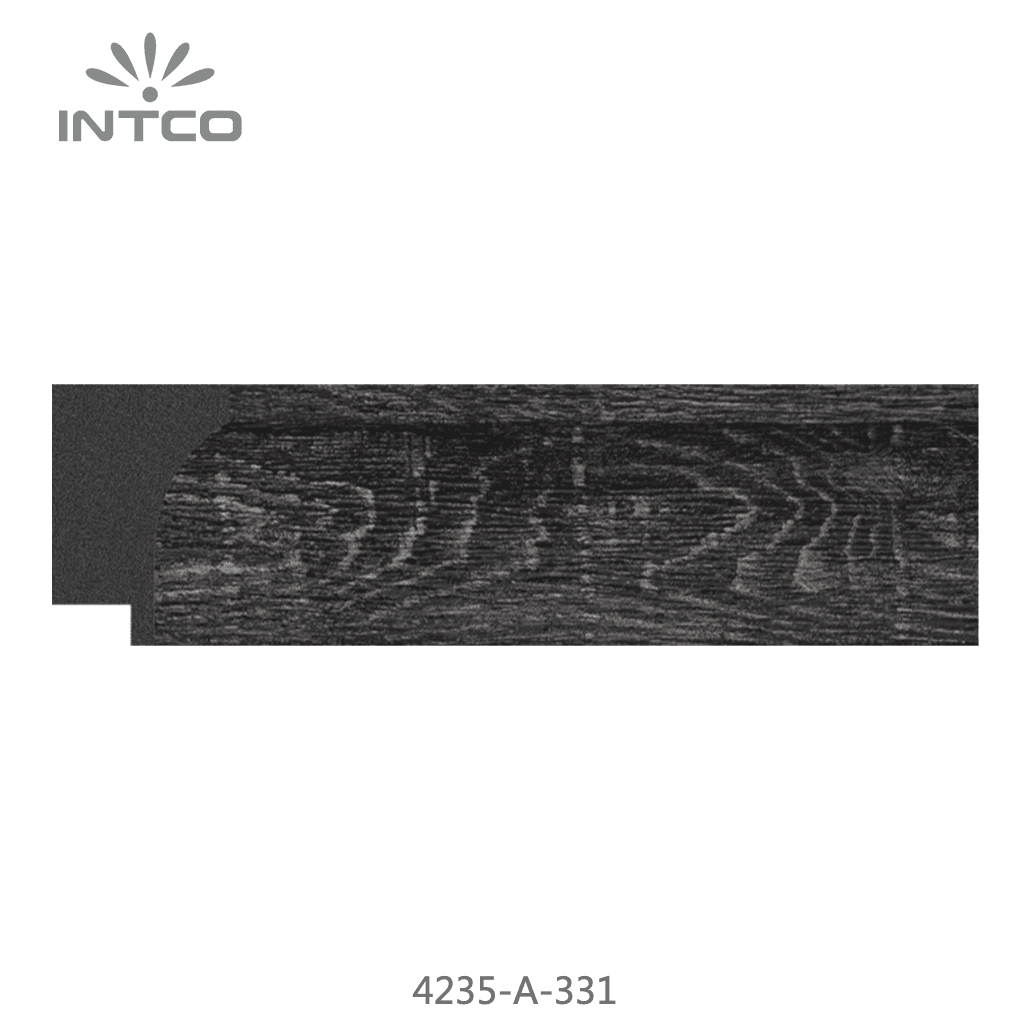 4235-A-331 — 3.81cm Preto PS Moldura para Quadro