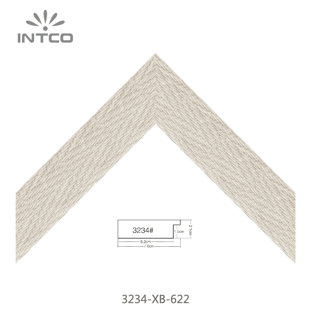3234-XB-622 — 7.06cm Natural PS Moldura para Quadro