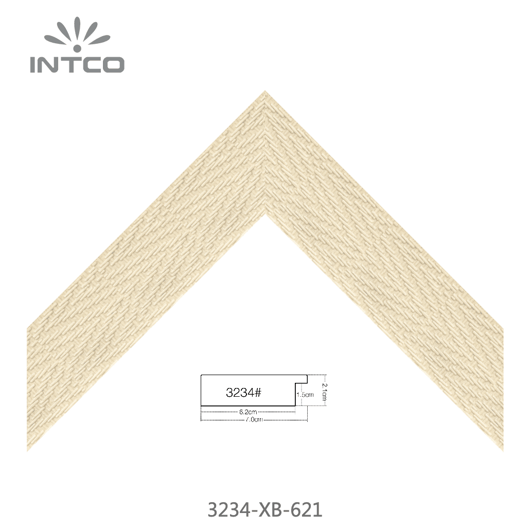 3234-XB-621 — 7.06cm Natural PS Picture Frame Moulding