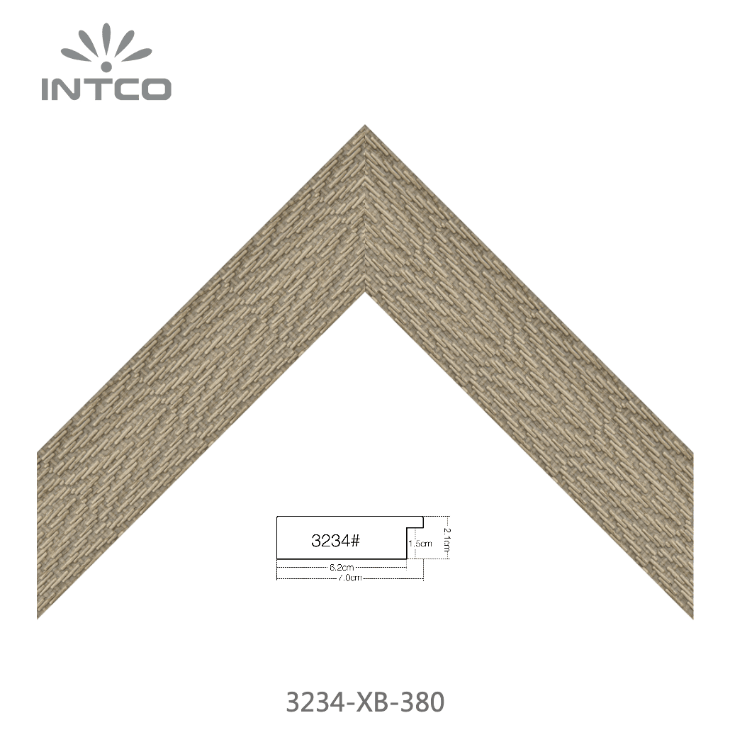 3234-XB-380 — 7.06cm Natural PS Picture Frame Moulding