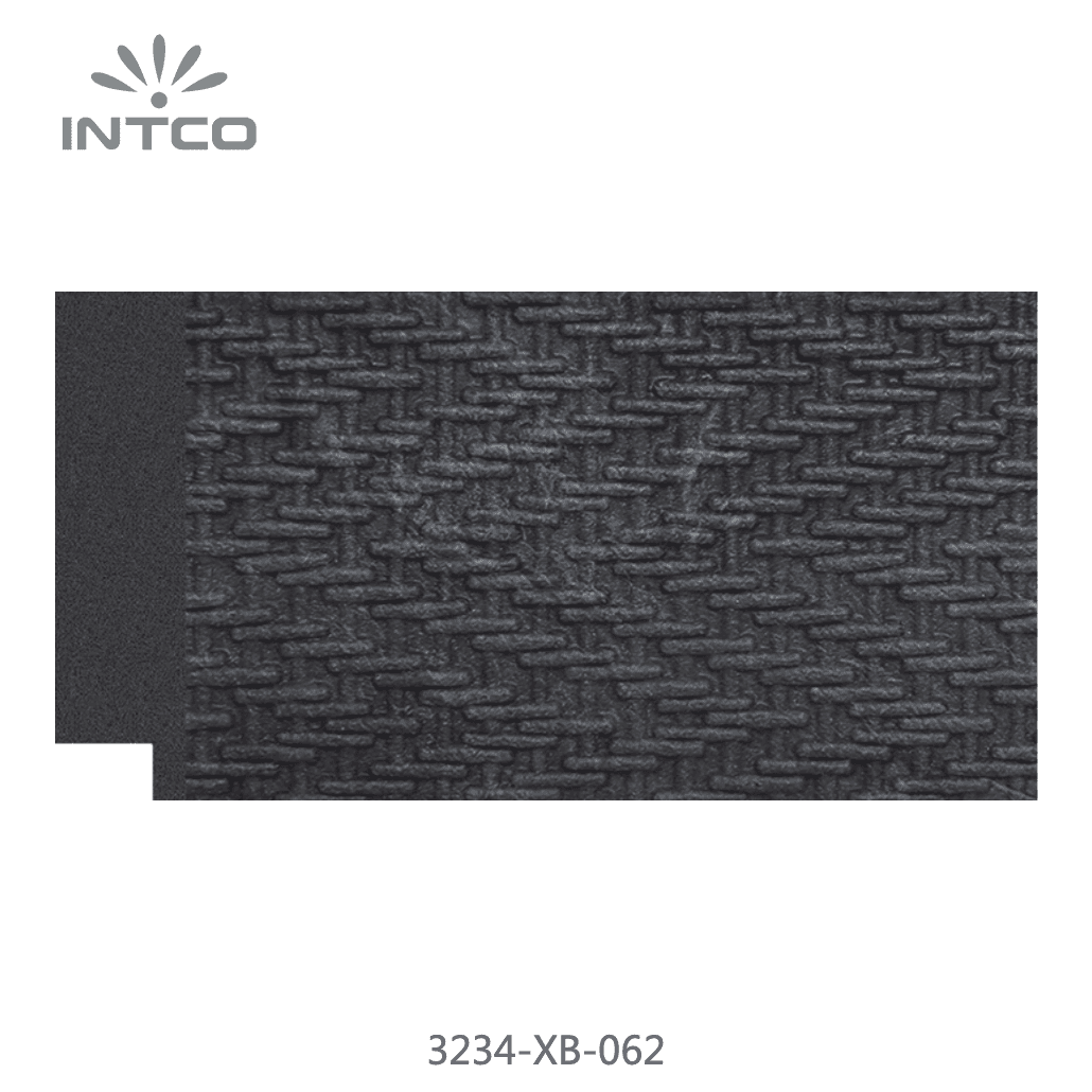 3234-XB-062 — 7.06cm Preto PS Moldura para Quadro