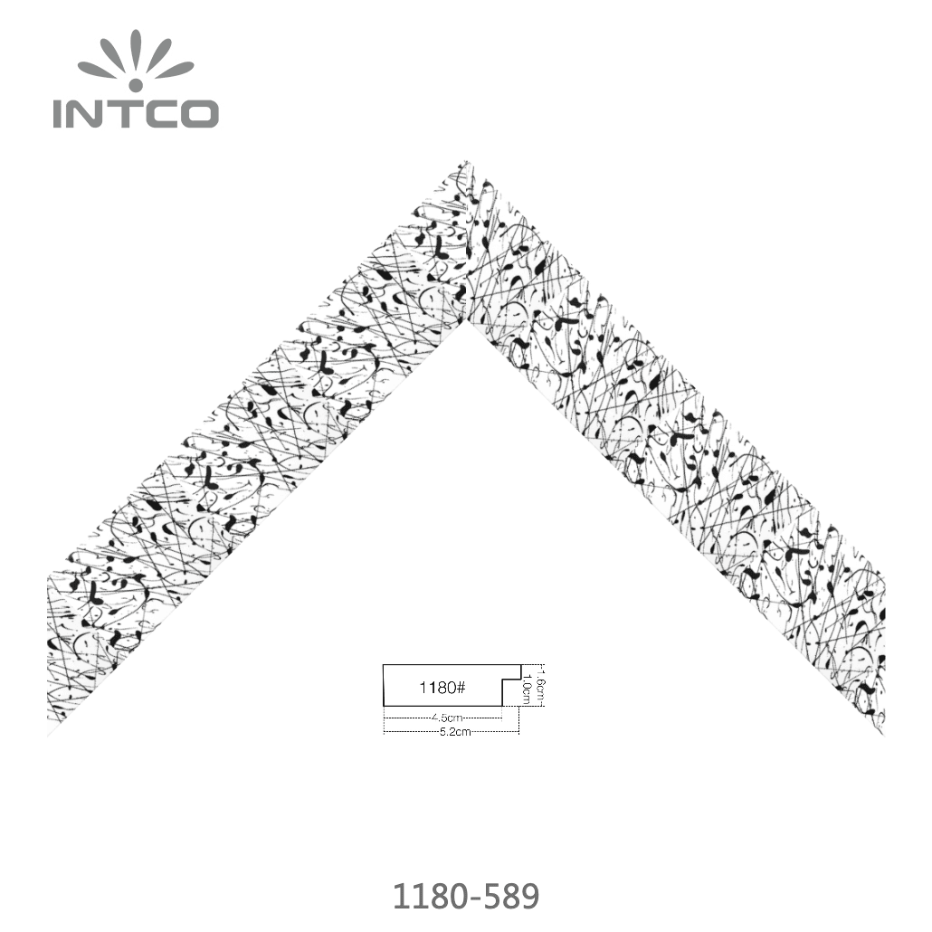1180-589 — 5.18cm Branco PS Moldura para Quadro
