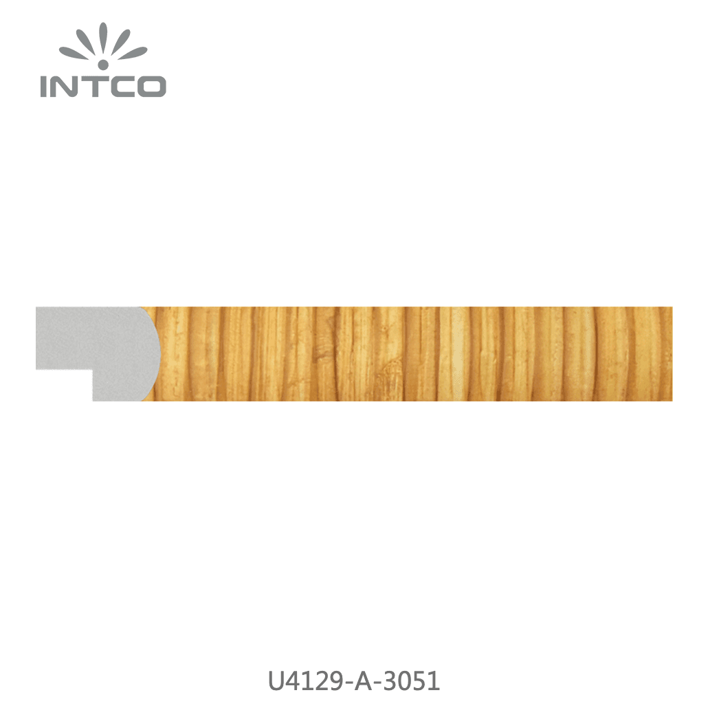 U4129-A-3051 — 1.95cm Natur PS Bilderrahmenleiste