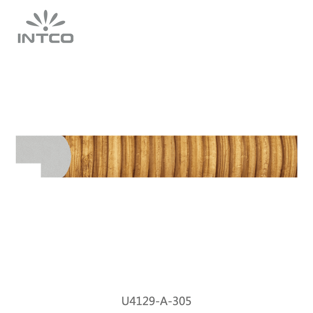 U4129-A-305 — 1.95cm Natural PS Moldura para Marco de Fotos