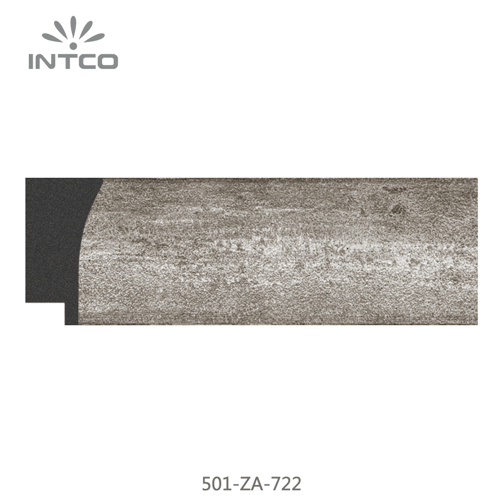 501-ZA-722 — 4.48cm Plateado PS Moldura para Marco de Fotos