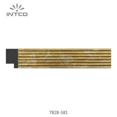 7828-581 — 2.51cm Gold PS Bilderrahmenleiste