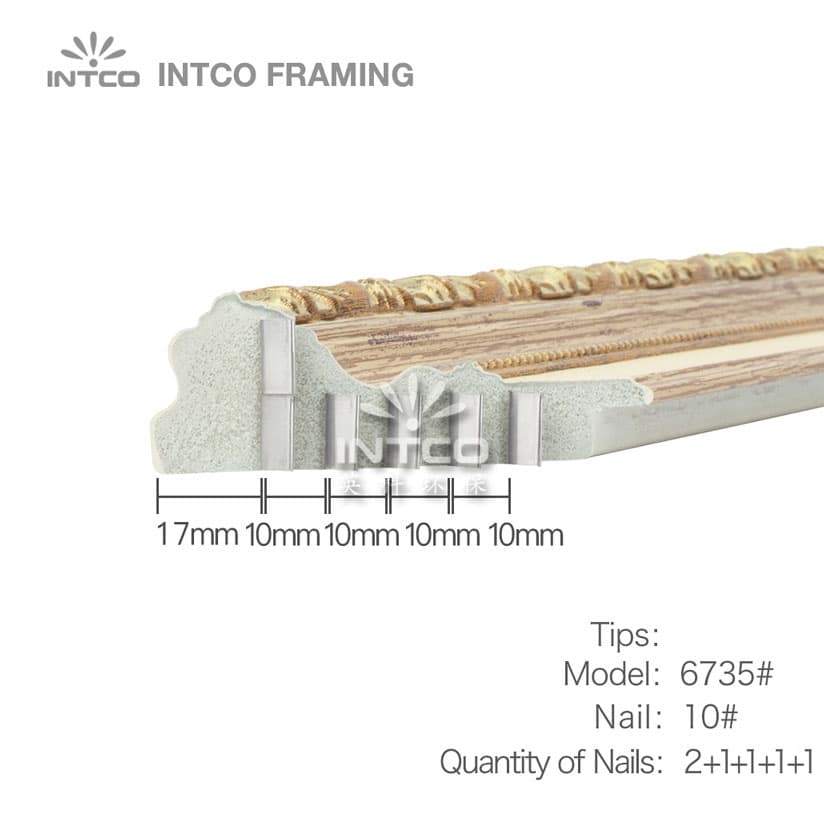 tips for nailing P6735 mouldings