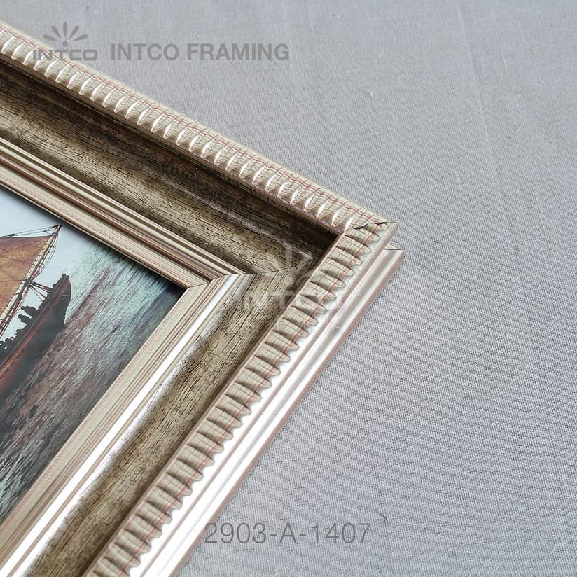 2903-A-1407 — 6.18cm Silver PS Picture Frame Moulding